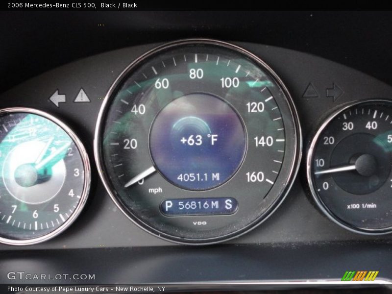 Black / Black 2006 Mercedes-Benz CLS 500