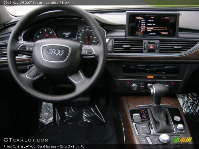 Ibis White / Black 2012 Audi A6 2.0T Sedan