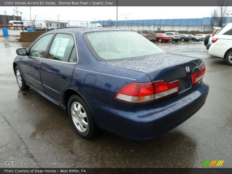 Eternal Blue Pearl / Quartz Gray 2002 Honda Accord EX Sedan