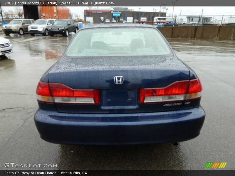 Eternal Blue Pearl / Quartz Gray 2002 Honda Accord EX Sedan