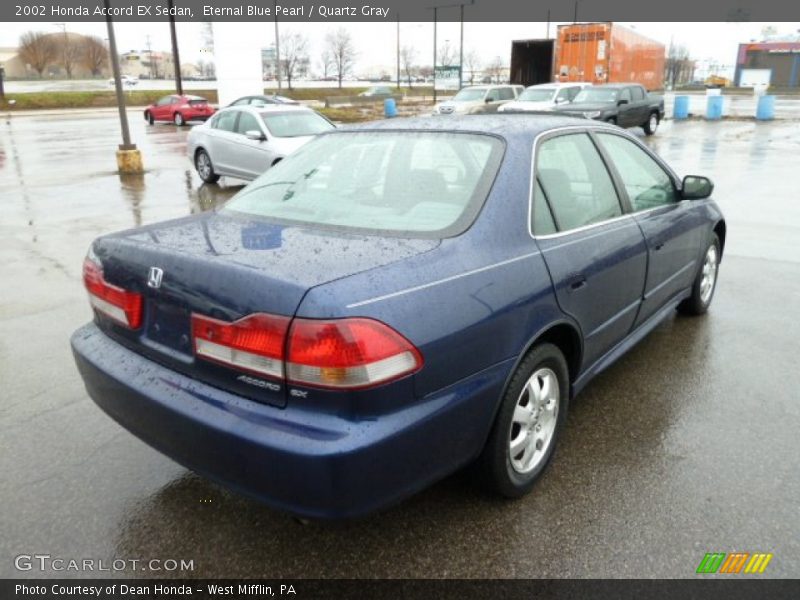 Eternal Blue Pearl / Quartz Gray 2002 Honda Accord EX Sedan