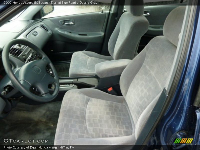 Eternal Blue Pearl / Quartz Gray 2002 Honda Accord EX Sedan