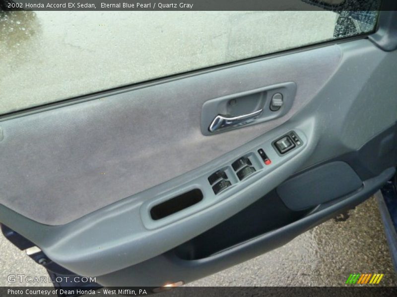 Eternal Blue Pearl / Quartz Gray 2002 Honda Accord EX Sedan