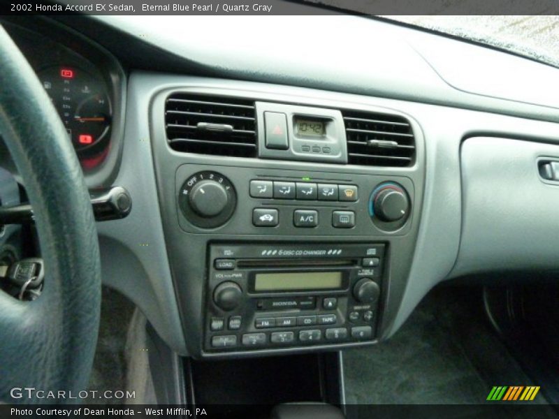 Eternal Blue Pearl / Quartz Gray 2002 Honda Accord EX Sedan
