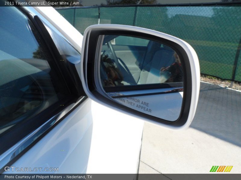 Super White / Ash 2011 Toyota Camry LE