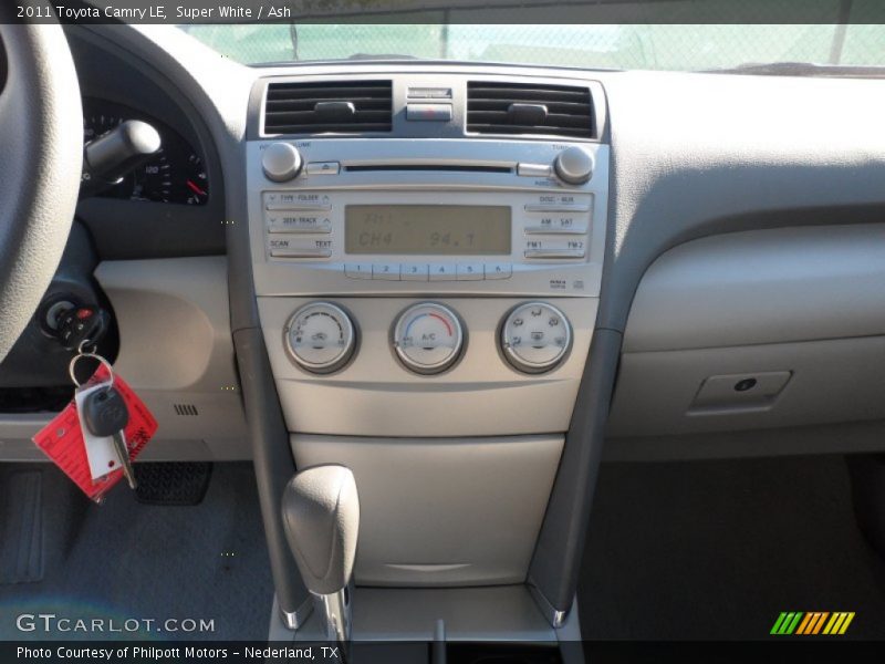 Super White / Ash 2011 Toyota Camry LE