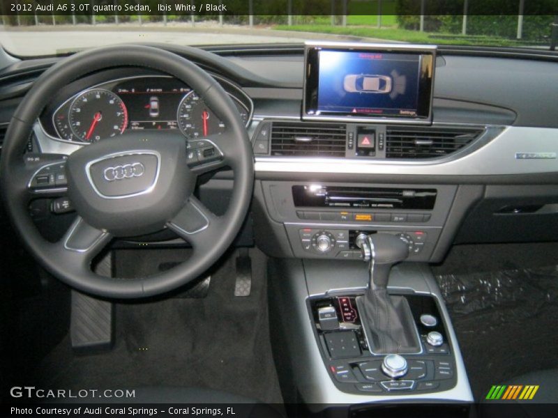 Ibis White / Black 2012 Audi A6 3.0T quattro Sedan
