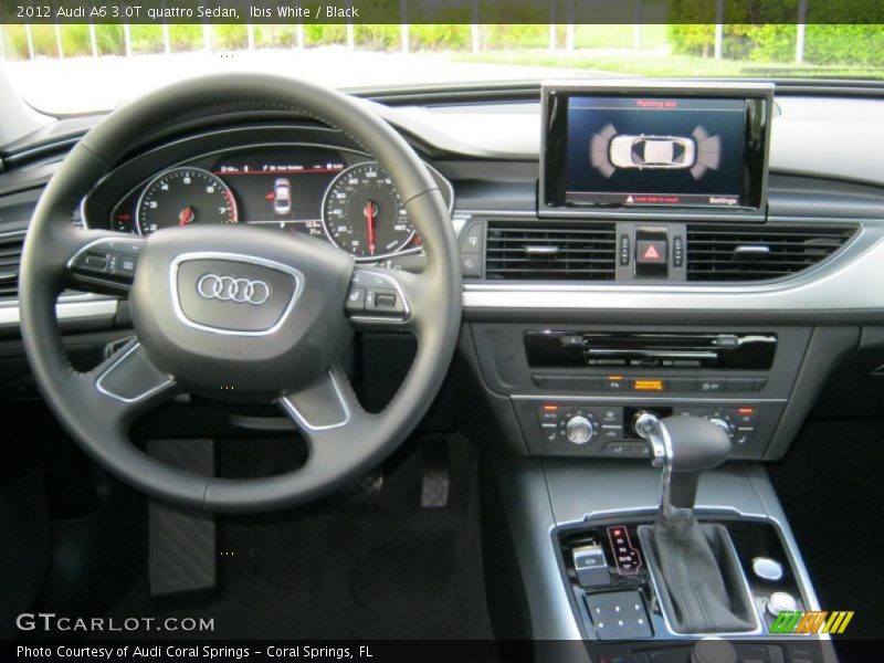 Ibis White / Black 2012 Audi A6 3.0T quattro Sedan