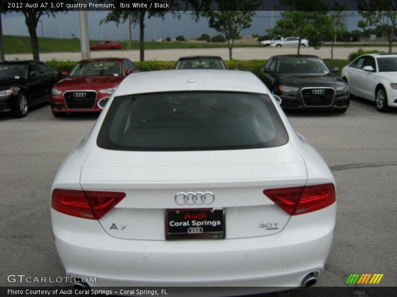 Ibis White / Black 2012 Audi A7 3.0T quattro Premium
