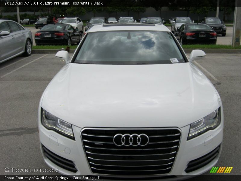 Ibis White / Black 2012 Audi A7 3.0T quattro Premium