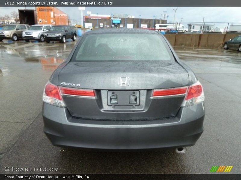 Polished Metal Metallic / Black 2012 Honda Accord LX Sedan