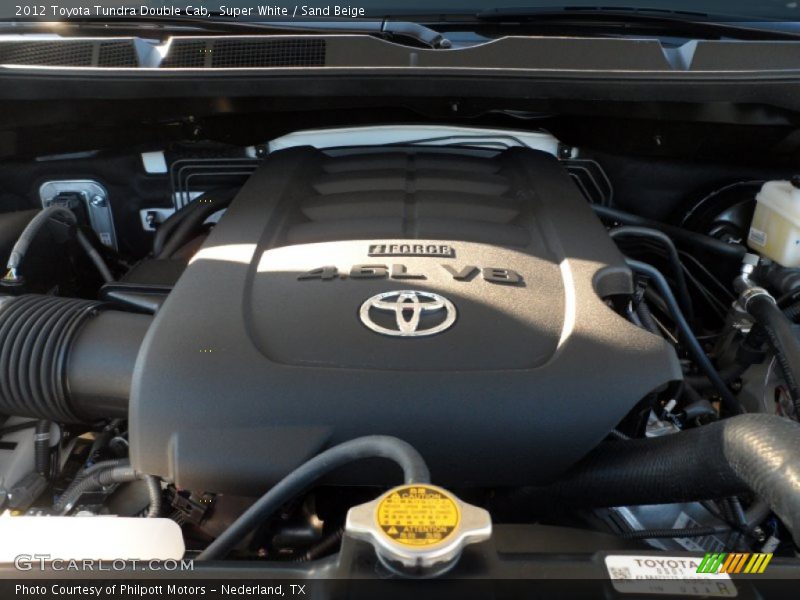 Super White / Sand Beige 2012 Toyota Tundra Double Cab