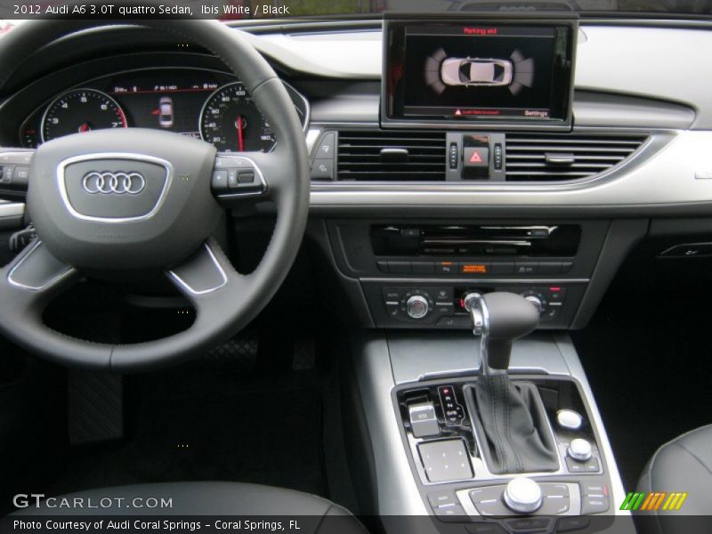 Ibis White / Black 2012 Audi A6 3.0T quattro Sedan