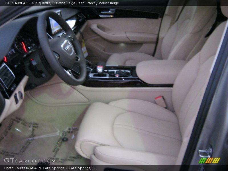 Savana Beige Pearl Effect / Velvet Beige 2012 Audi A8 L 4.2 quattro