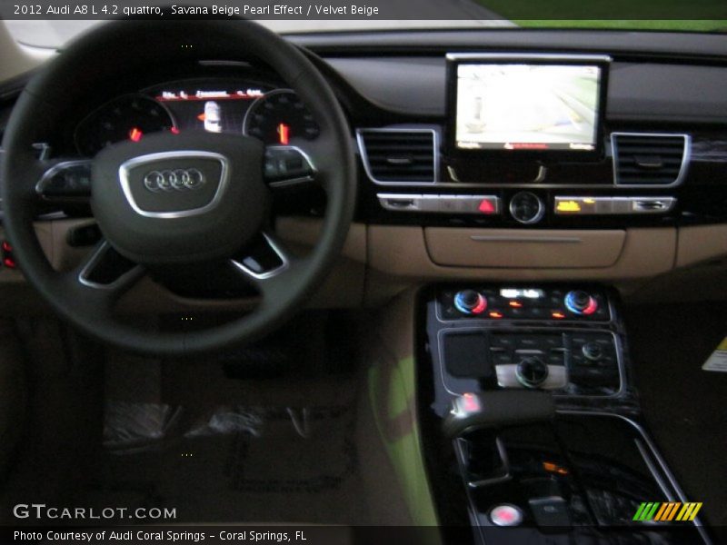 Savana Beige Pearl Effect / Velvet Beige 2012 Audi A8 L 4.2 quattro