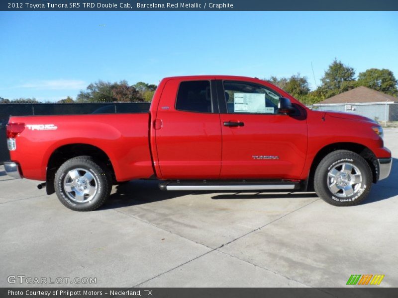 Barcelona Red Metallic / Graphite 2012 Toyota Tundra SR5 TRD Double Cab