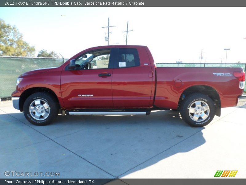 Barcelona Red Metallic / Graphite 2012 Toyota Tundra SR5 TRD Double Cab