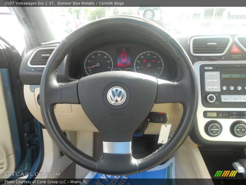 Eismeer Blue Metallic / Cornsilk Beige 2007 Volkswagen Eos 2.0T