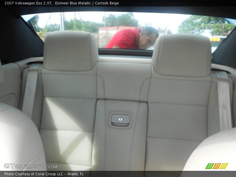 Eismeer Blue Metallic / Cornsilk Beige 2007 Volkswagen Eos 2.0T