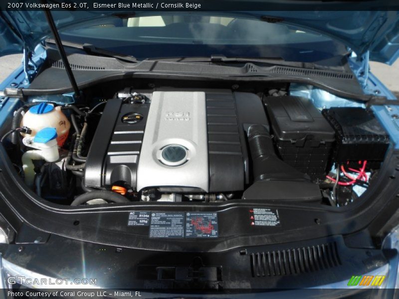 Eismeer Blue Metallic / Cornsilk Beige 2007 Volkswagen Eos 2.0T