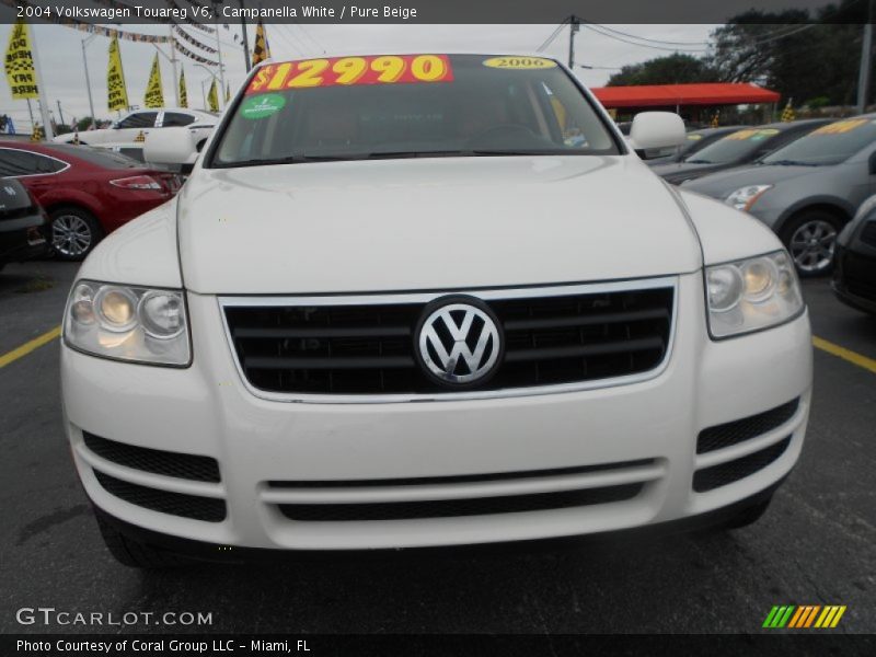 Campanella White / Pure Beige 2004 Volkswagen Touareg V6