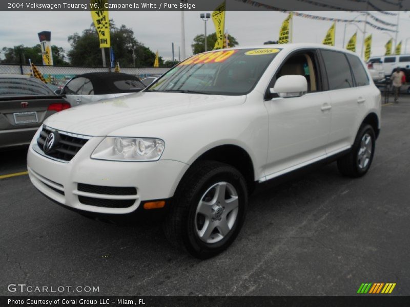 Campanella White / Pure Beige 2004 Volkswagen Touareg V6