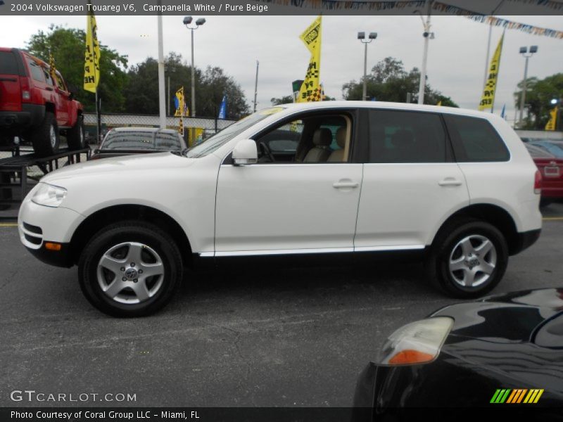 Campanella White / Pure Beige 2004 Volkswagen Touareg V6