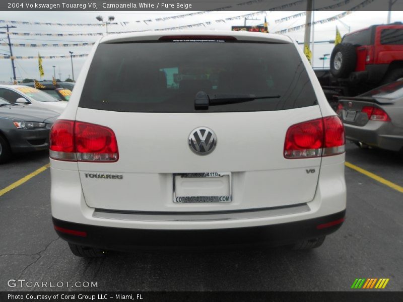 Campanella White / Pure Beige 2004 Volkswagen Touareg V6