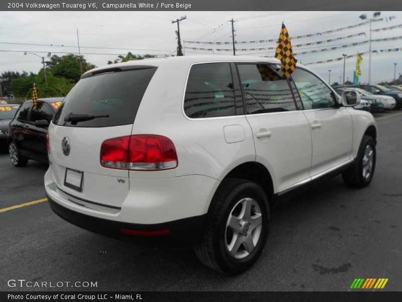 Campanella White / Pure Beige 2004 Volkswagen Touareg V6