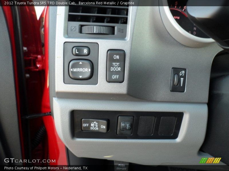 Controls of 2012 Tundra SR5 TRD Double Cab