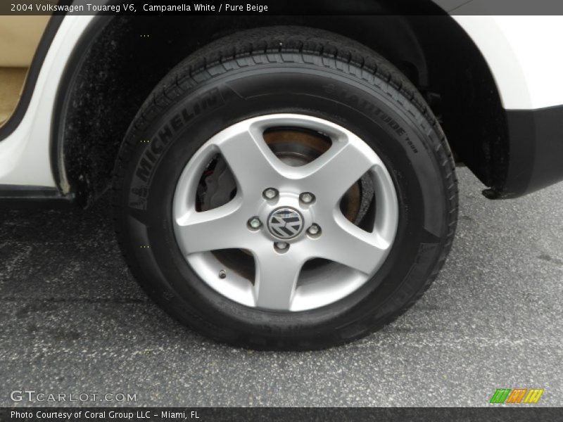 Campanella White / Pure Beige 2004 Volkswagen Touareg V6