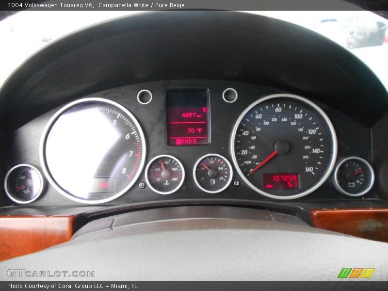 Campanella White / Pure Beige 2004 Volkswagen Touareg V6