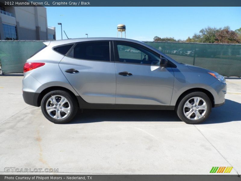 Graphite Gray / Black 2012 Hyundai Tucson GL