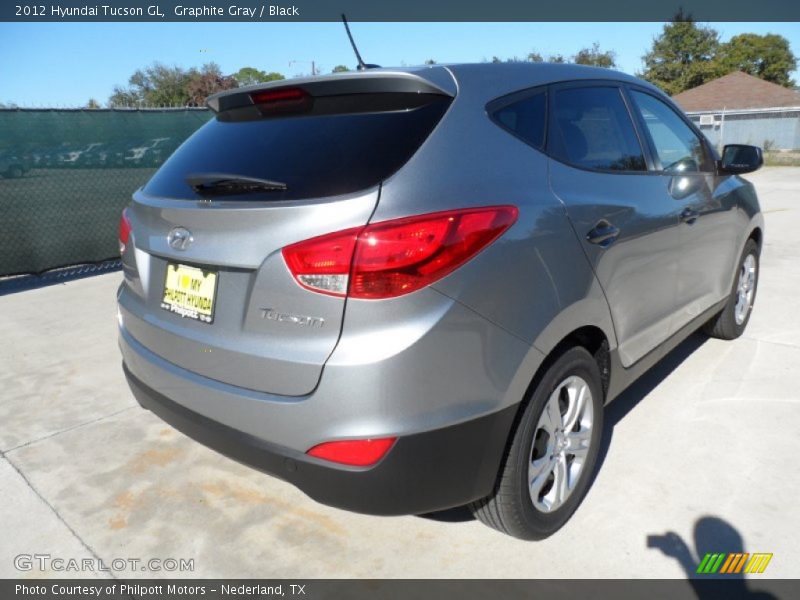 Graphite Gray / Black 2012 Hyundai Tucson GL