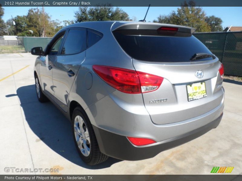Graphite Gray / Black 2012 Hyundai Tucson GL