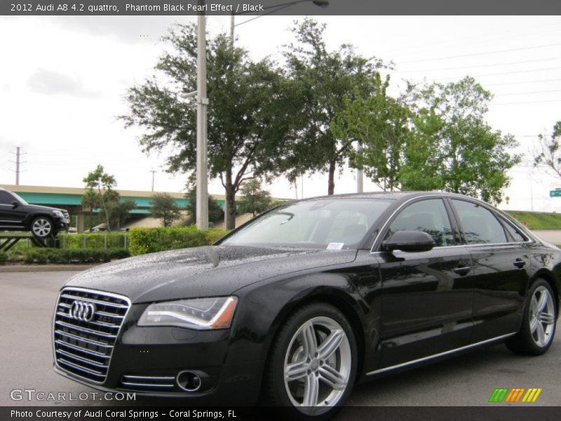 Phantom Black Pearl Effect / Black 2012 Audi A8 4.2 quattro