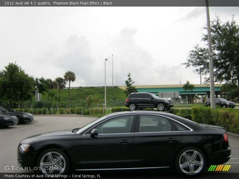 Phantom Black Pearl Effect / Black 2012 Audi A8 4.2 quattro