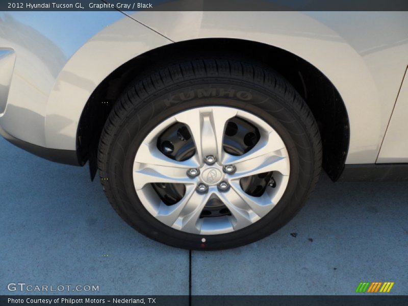 Graphite Gray / Black 2012 Hyundai Tucson GL