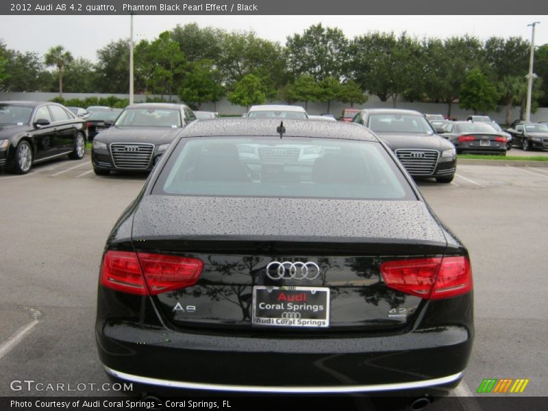 Phantom Black Pearl Effect / Black 2012 Audi A8 4.2 quattro