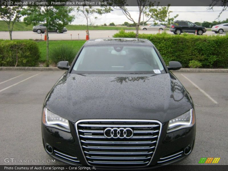 Phantom Black Pearl Effect / Black 2012 Audi A8 4.2 quattro