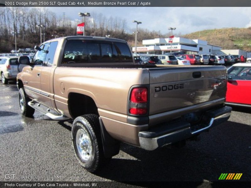 Medium Bronze Pearl Coat / Agate 2001 Dodge Ram 2500 SLT Quad Cab 4x4