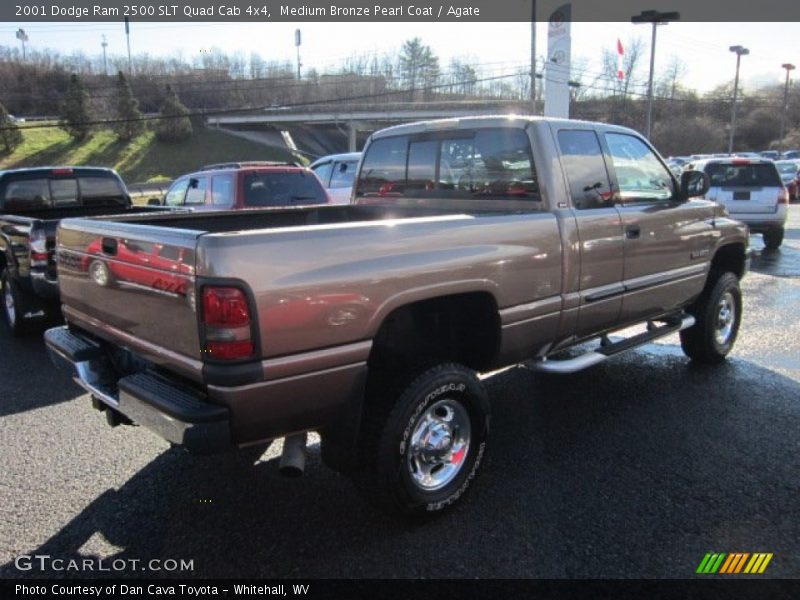 Medium Bronze Pearl Coat / Agate 2001 Dodge Ram 2500 SLT Quad Cab 4x4