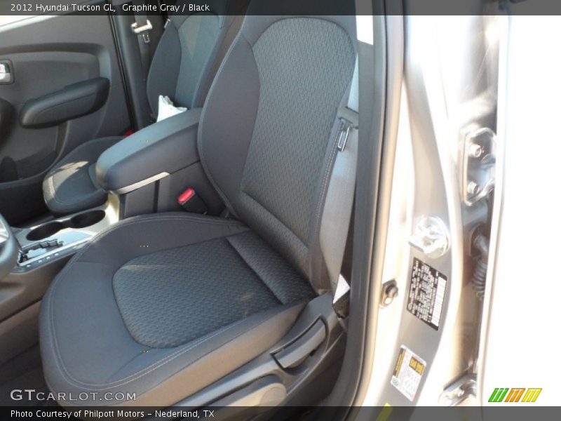 Graphite Gray / Black 2012 Hyundai Tucson GL