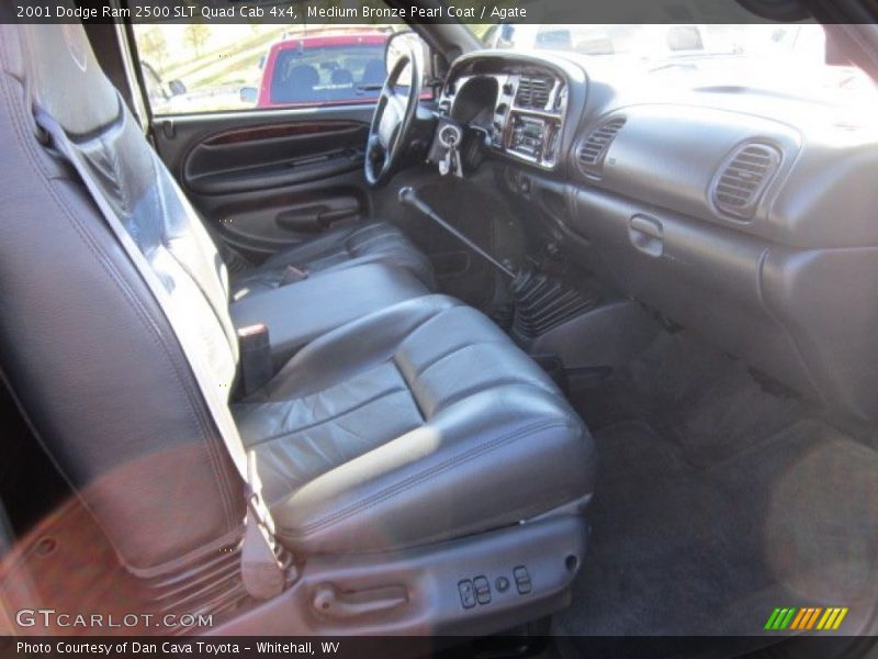 Medium Bronze Pearl Coat / Agate 2001 Dodge Ram 2500 SLT Quad Cab 4x4