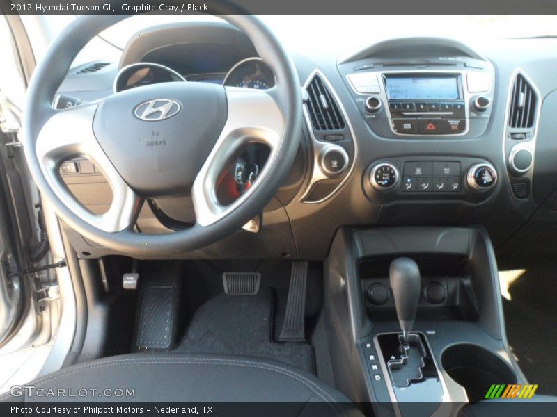 Graphite Gray / Black 2012 Hyundai Tucson GL