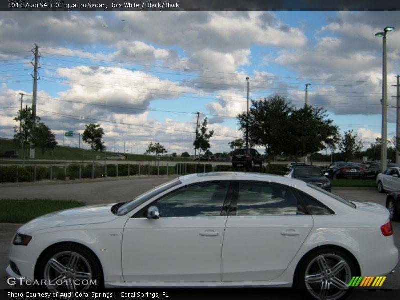 Ibis White / Black/Black 2012 Audi S4 3.0T quattro Sedan