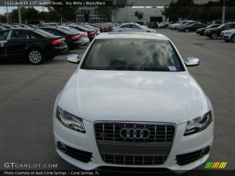 Ibis White / Black/Black 2012 Audi S4 3.0T quattro Sedan