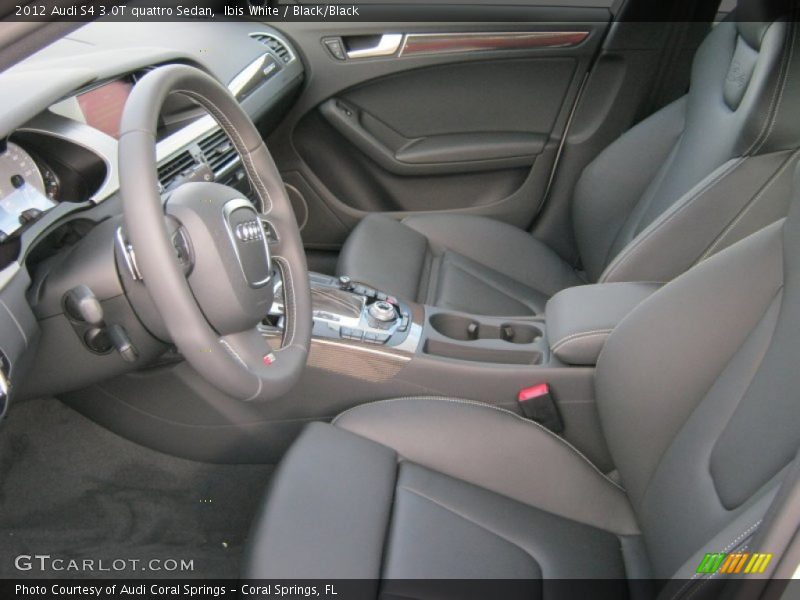 Ibis White / Black/Black 2012 Audi S4 3.0T quattro Sedan