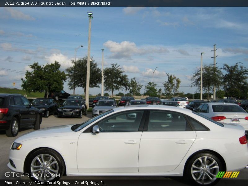 Ibis White / Black/Black 2012 Audi S4 3.0T quattro Sedan