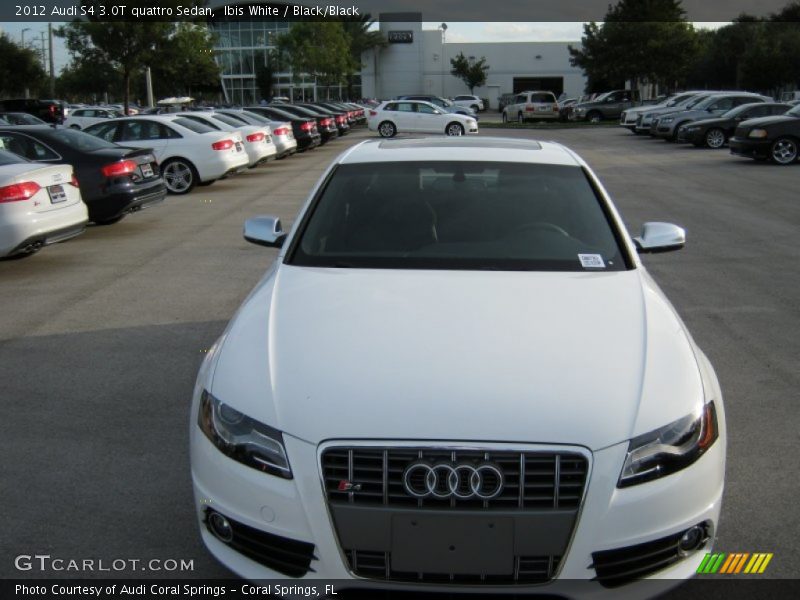 Ibis White / Black/Black 2012 Audi S4 3.0T quattro Sedan